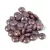 Lentil - Czech Glass bead - alabaster vega luster -6mm