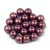 Cseh préselt gyöngy - Purple Bronze Golden Shine - 8mm