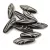 Dagger - Czech Glass Bead - Alabaster Jet Matt Laser Cut - 5x16mm
