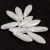 Dagger - Czech Glass Bead - Alabaster Pearl Luster - 5x16mm