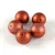 Czech Pressed Round Glass Bead - Matte Rust - 10mm