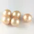 Czech Pressed Round Glass Bead - Matte Powder Light Peach - 12mm