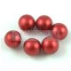 Czech Pressed Round Glass Bead - Matte Pearl Lavared - 12mm