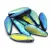 Dagger - Czech Glass Bead - Etched Jet AB -5x16mm