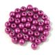 Czech Pressed Round Glass Bead - Saturated Metallic Pink - 2.5mm