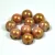 Czech Mates kétlyukú kaboson  - Opaque Rose Gold Topaz Luster - 7mm
