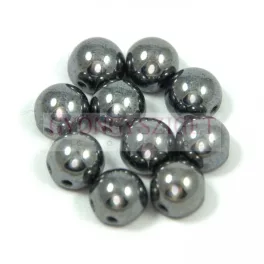 Czech Mates kétlyukú kaboson  - Gunmetal - 7mm