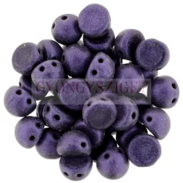   Czech Mates kétlyukú kaboson  - Matte Metallic Purple - 7mm