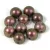 Czech Mates kétlyukú kaboson  - Polychrome Copper Rose - 7mm