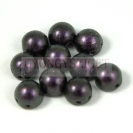   Czech Mates kétlyukú kaboson  - Polychrome Black Currant - 7mm