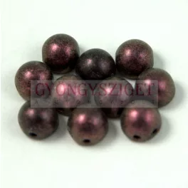   Czech Mates kétlyukú kaboson  - Polychrome Pink Olive - 7mm