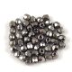 Czech Firepolished Round Glass Bead - Full Chrome - 2mm