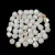 Czech Firepolished Round Glass Bead - Chalk White AB - 2mm