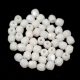 Czech Firepolished Round Glass Bead - Chalk White - 2mm