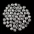 Czech Firepolished Round Glass Bead - Aluminium - 3mm