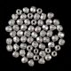 Czech Firepolished Round Glass Bead - Aluminium - 3mm