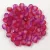 Czech Firepolished Round Glass Bead - Crystal Matt Cherry Fuchsia Blend - 3mm
