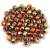 Czech Firepolished Round Glass Bead - California Gold Rush - 3mm