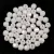 Czech Firepolished Round Glass Bead - Chalk White Luster - 3mm