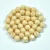 Czech Firepolished Round Glass Bead - ivory-3mm