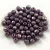 Czech Firepolished Round Glass Bead - Chalk White Bronz - 3mm
