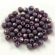 Czech Firepolished Round Glass Bead - Chalk White Bronz - 3mm