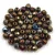 Czech Firepolished Round Glass Bead - iris bronze - 3mm