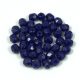 Czech Firepolished Round Glass Bead - cobalt blue - 3mm