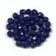 Czech Firepolished Round Glass Bead - cobalt blue - 3mm