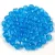 Czech Firepolished Round Glass Bead - Aquamarine - 3mm