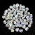 Czech Pressed Round Glass Bead - Crystal AB - 3mm