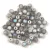 Czech Pressed Round Glass Bead - Crystal Matte Vitrail Light - 4mm