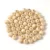 Czech Pressed Round Glass Bead -  Alabaster Cream Luster - 3mm