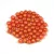 Czech Pressed Round Glass Bead - gold shine orange - 3mm