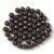 Czech Pressed Round Glass Bead - pastel chocolate -3mm