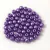 Czech Pressed Round Glass Bead - lavender metallic satin - 3mm