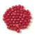 Cseh préselt golyó gyöngy - powder red metallic satin - 3mm