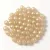 Czech Pressed Round Glass Bead - vanilla metallic satin iris - 3mm