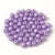 Czech Pressed Round Glass Bead - luminous pastel purple - 3mm