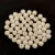 Czech Pressed Round Glass Bead -  White Cream Luster - 3mm