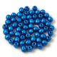 Czech Pressed Round Glass Bead - Saturated Metallic Galaxy Blue - 3mm