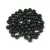 Czech Pressed Round Glass Bead - opaque jet - 3mm