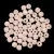 Czech Pressed Round Glass Bead - Opal Rose Matt - 3mm