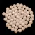 Czech Pressed Round Glass Bead - Opal Rose Silver Luster - 3mm
