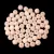 Czech Pressed Round Glass Bead - Opal Rose - 3mm