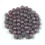 Czech Pressed Round Glass Bead - powder rose nebula -3mm