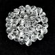 Czech Firepolished Round Glass Bead - Crystal Luster - 4m