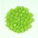 Czech Firepolished Round Glass Bead - light green candy - 4mm