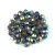 Czech Firepolished Round Glass Bead - Crystal Magic Purple - 4mm