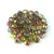 Czech Firepolished Round Glass Bead - Crystal Magic Ruby - 4mm